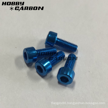 Colored M3 Aluminum Socket Cap Head Screws